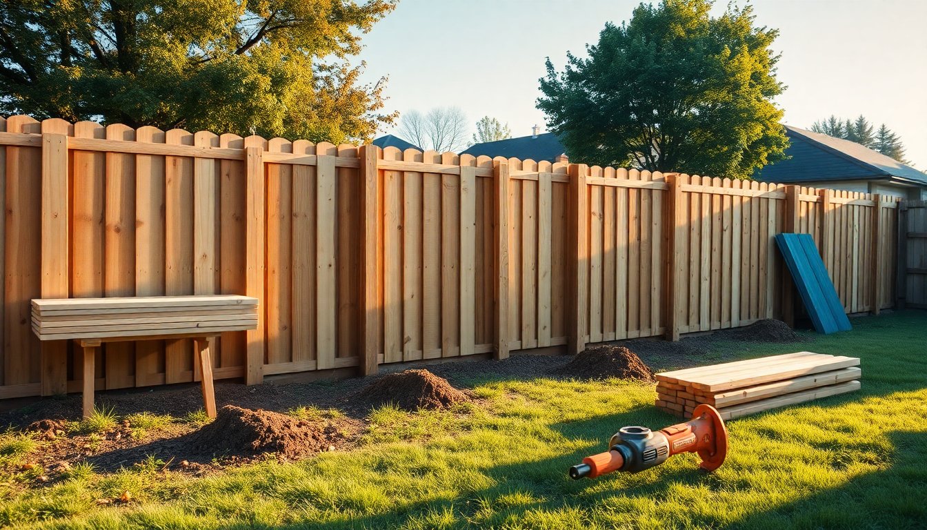 How Long Does Fence Installation Take? (2026 Timeline Guide) 4 Fence installation timeline comparison for wood, vinyl, and chain-link fence types