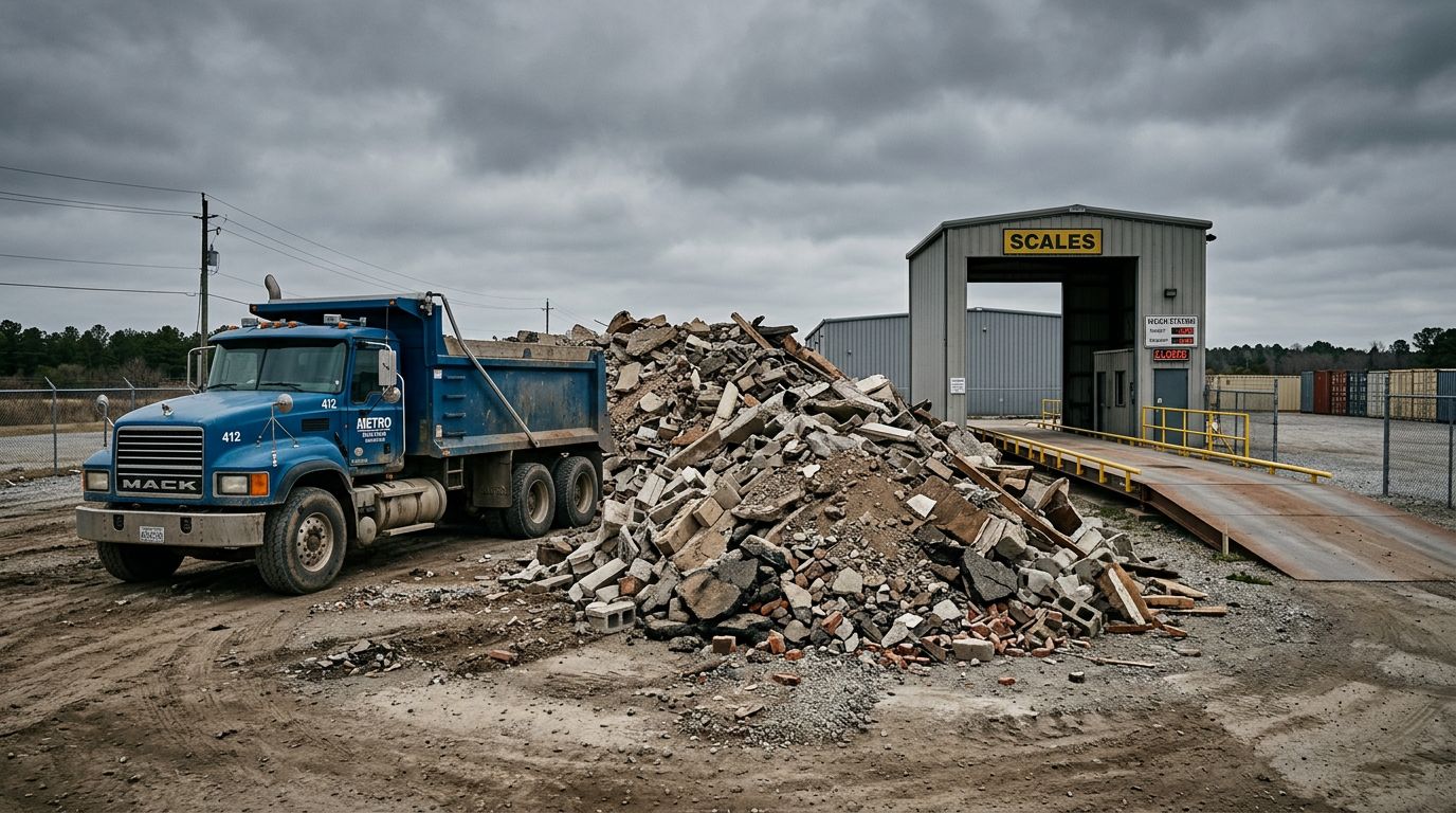 How to Price Debris Removal by Volume vs. Weight