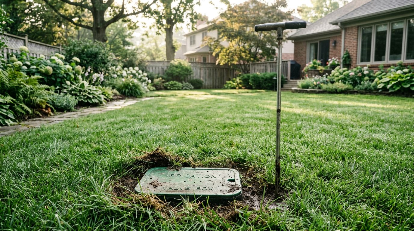 How to Find a Buried Irrigation Valve Box Step by Step