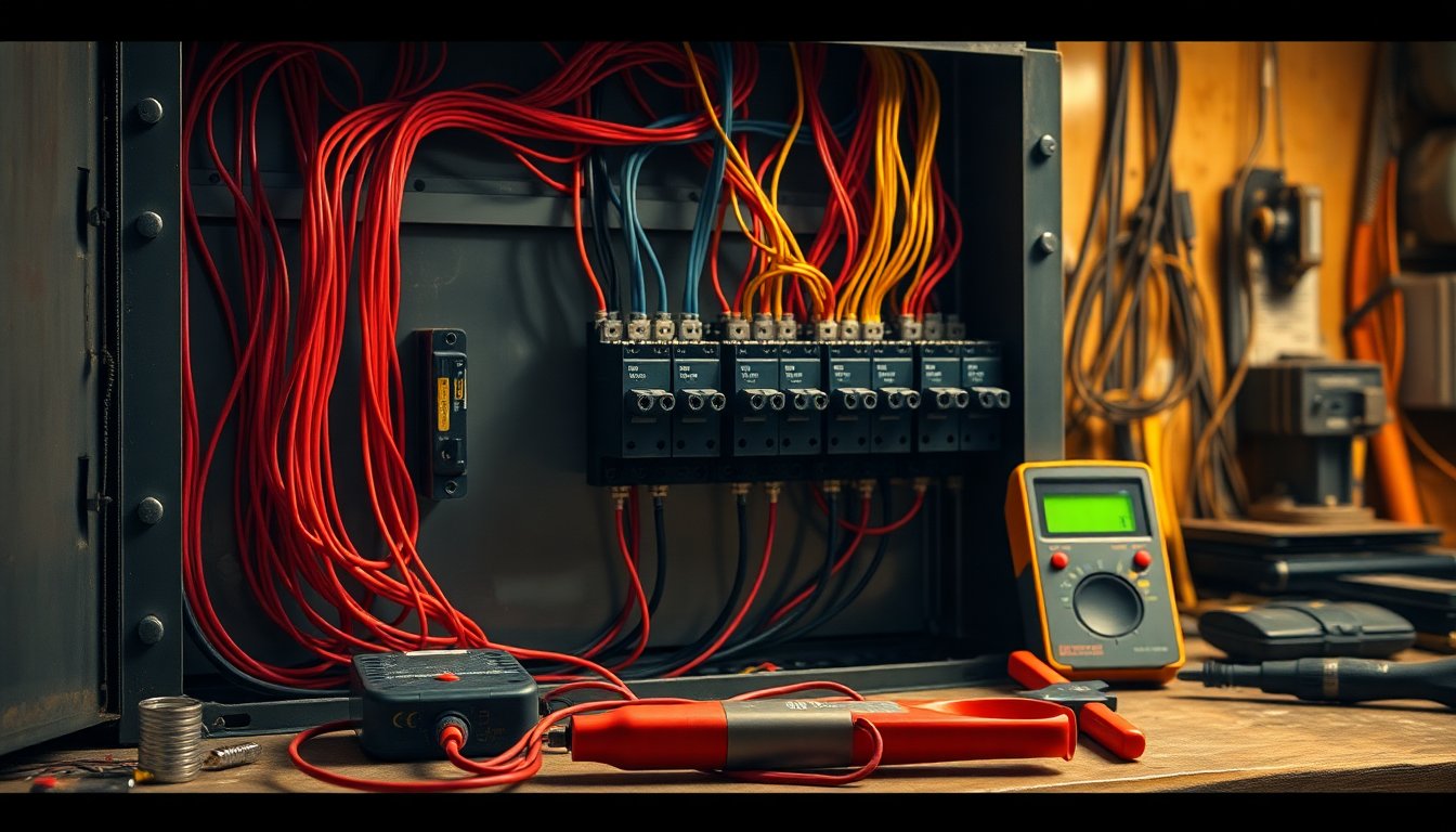 How To Wire A New Electrical Circuit (Step-By-Step Safety Guide) 4 Step-by-step diagram showing how to wire a new electrical circuit with labeled wires, breaker, and outlet connections