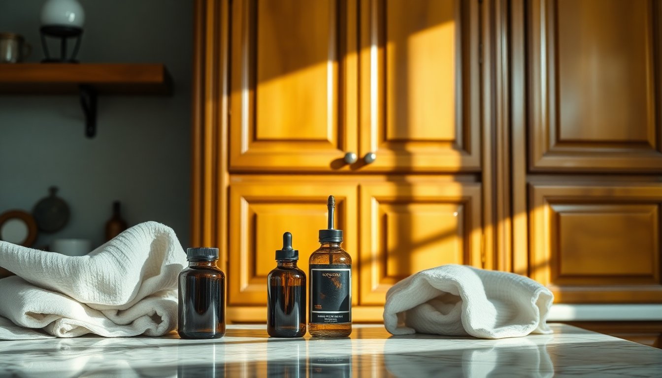Best cleaning and polishing products for maintaining glazed cabinet surfaces