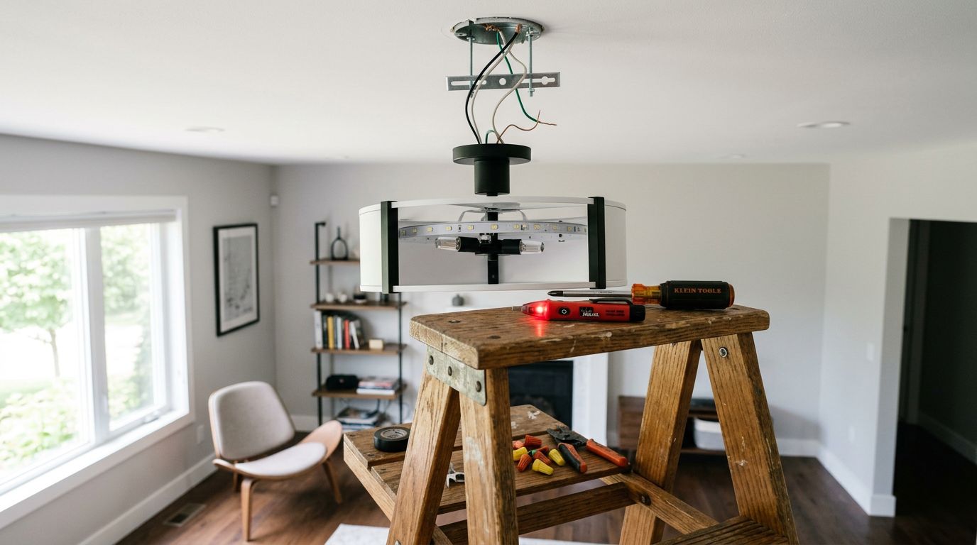 How to Safely Install a Light Fixture Step by Step