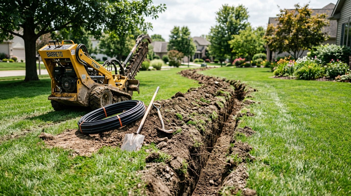 What Tools and Equipment Are Needed for Irrigation Trenching