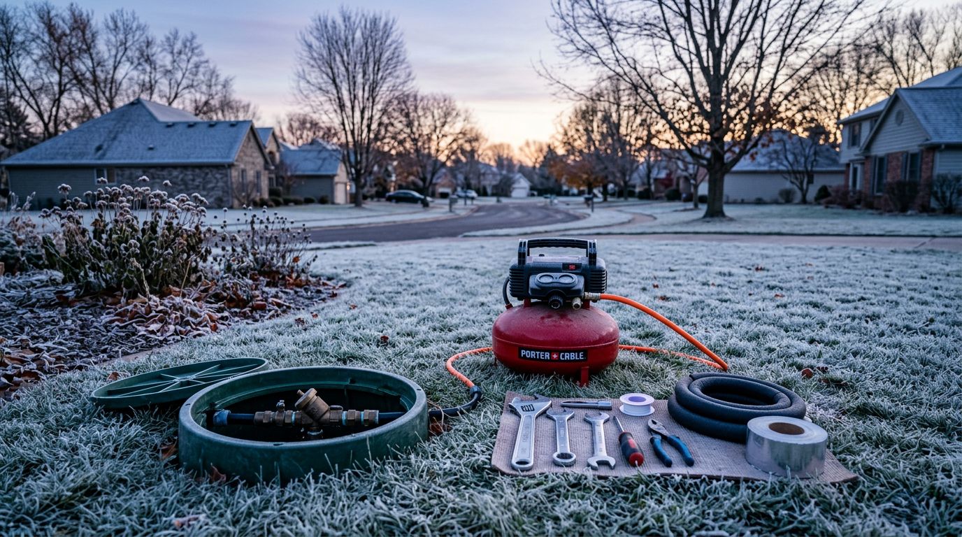Sprinkler Winterization Guide 2026 (Step-By-Step Tips) 4 What Tools and Supplies Do You Need?