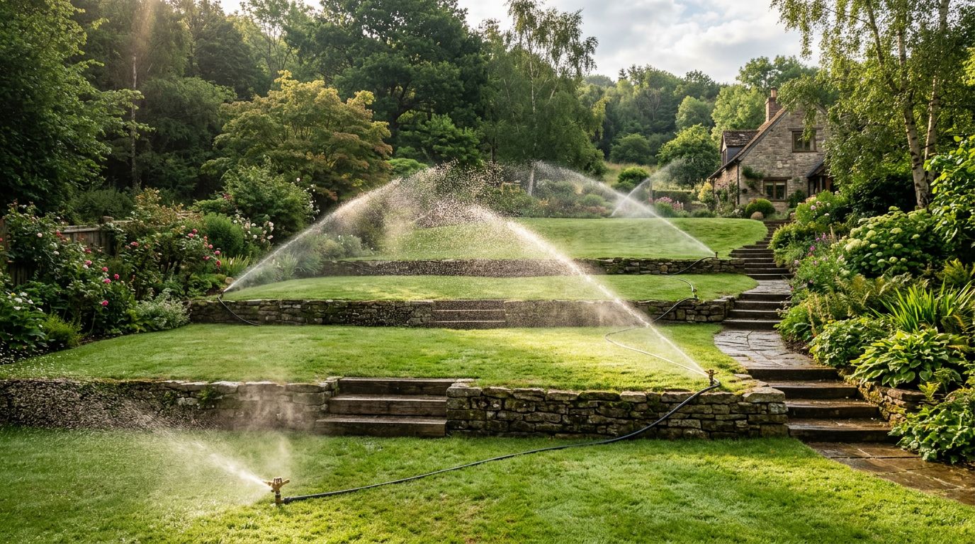 Sprinkler Zones For Sloped Yard (Complete Setup Guide) 4 How to Divide a Sloped Yard Into Sprinkler Zones