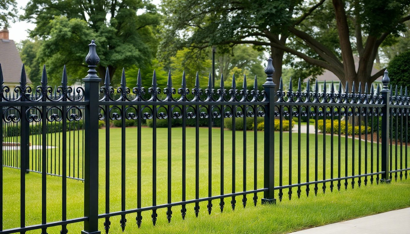How Much Wrought Iron Fence Cost (2026 Pricing Guide) 3 Wrought iron fence with price factors including height, design complexity, and installation costs affecting overall pricing