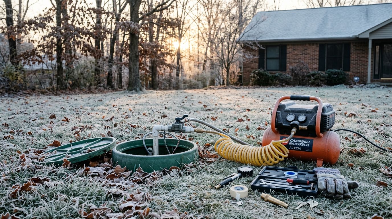 Sprinkler Winterization Guide 2026 (Step-By-Step Tips) 4 What Tools and Materials Do You Need?
