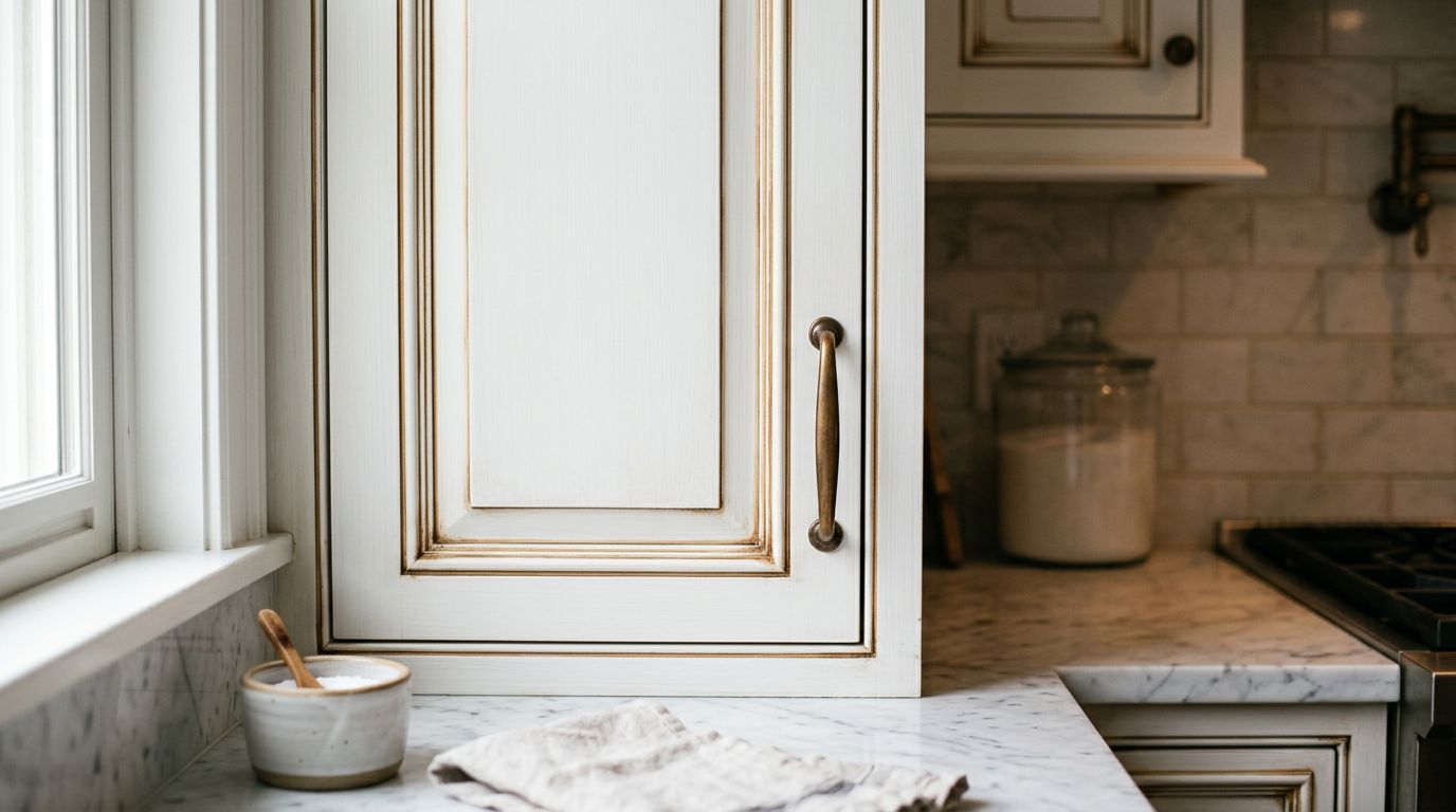 What Is Cabinet Glaze and How Does It Work on White Cabinets