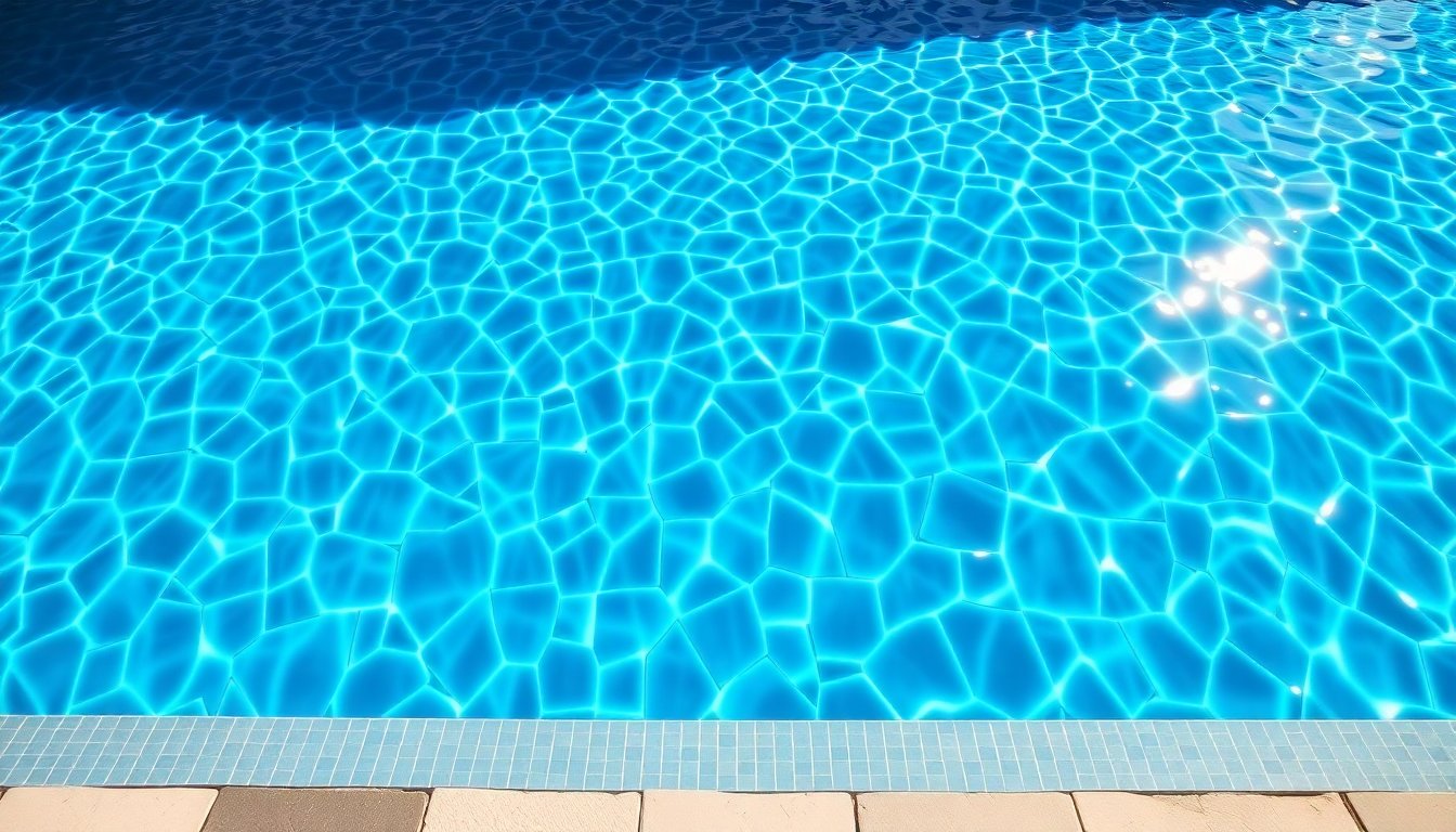 Pool tiles in various colors showing how tile shades influence water appearance and color.