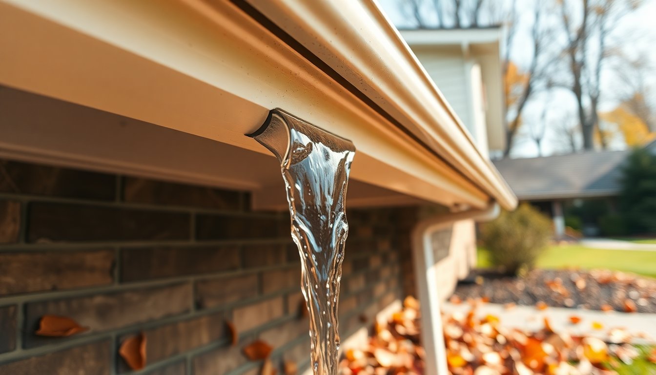 Is Professional Gutter Cleaning Worth It? (Cost & Benefits) 4 Professional gutter cleaning service removing debris and leaves from residential home gutters to prevent water damage