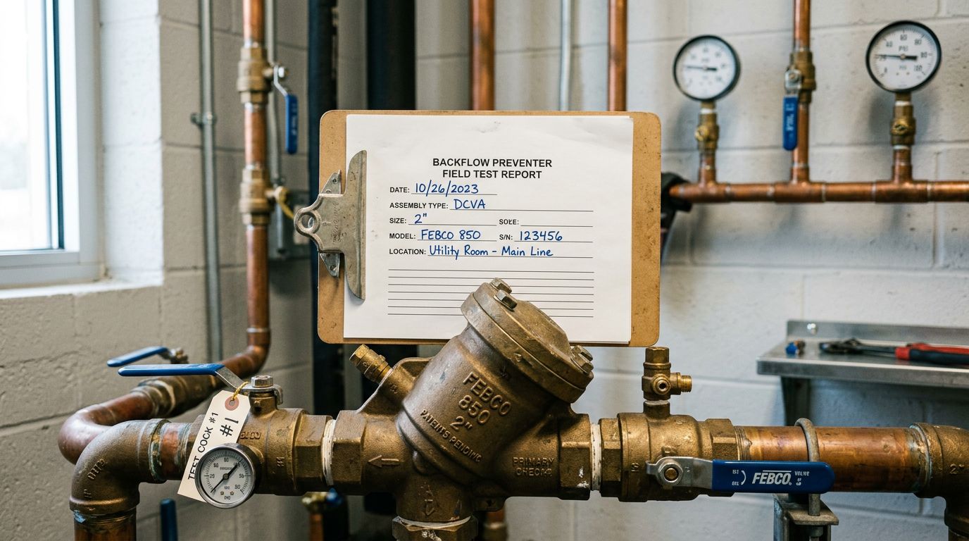 Backflow Test Report Explained (Complete 2026 Guide) 4 How to Read and Understand Your Backflow Test Results