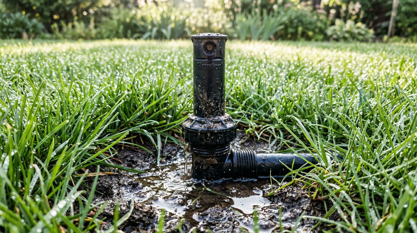 How to Fix a Sprinkler Head Leaking at the Base