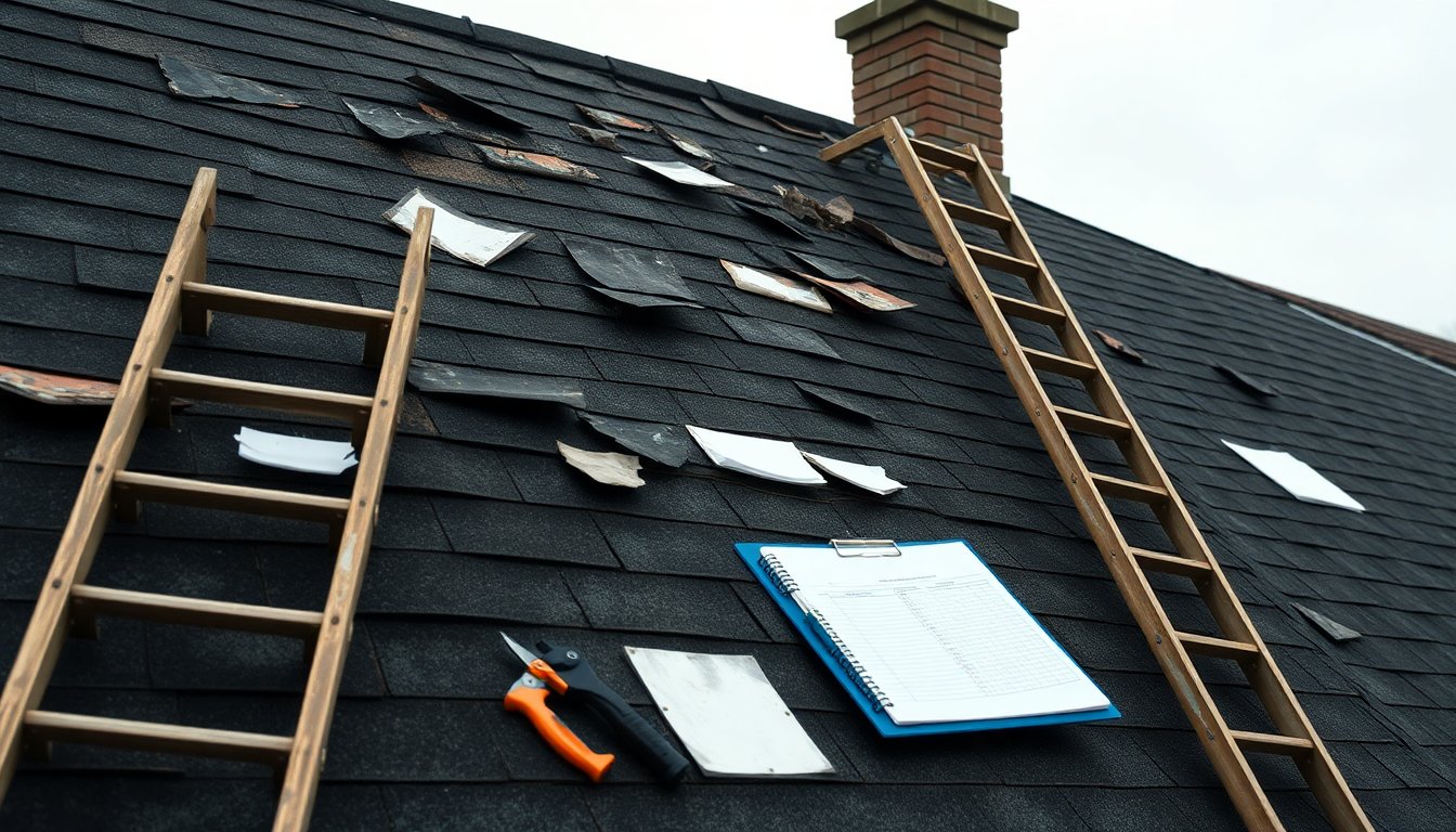 How to Tell if a Roofer Is Lying? (Warning Signs 2026) 4 Homeowner reviewing roofing contract with contractor, illustrating warning signs of a dishonest roofer
