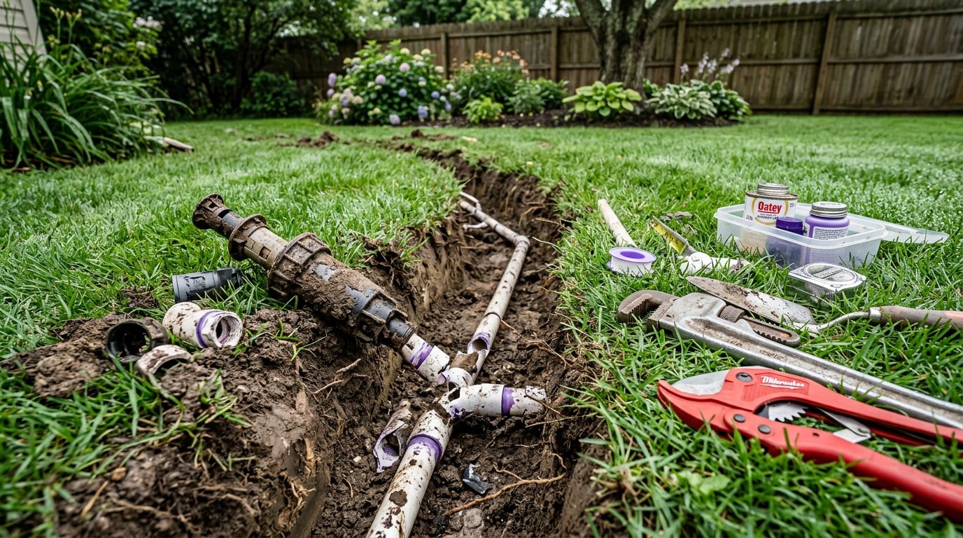 DIY Sprinkler Repair vs Professional 2026 (Cost & Tips) 4 What Sprinkler Problems Can You Fix Yourself