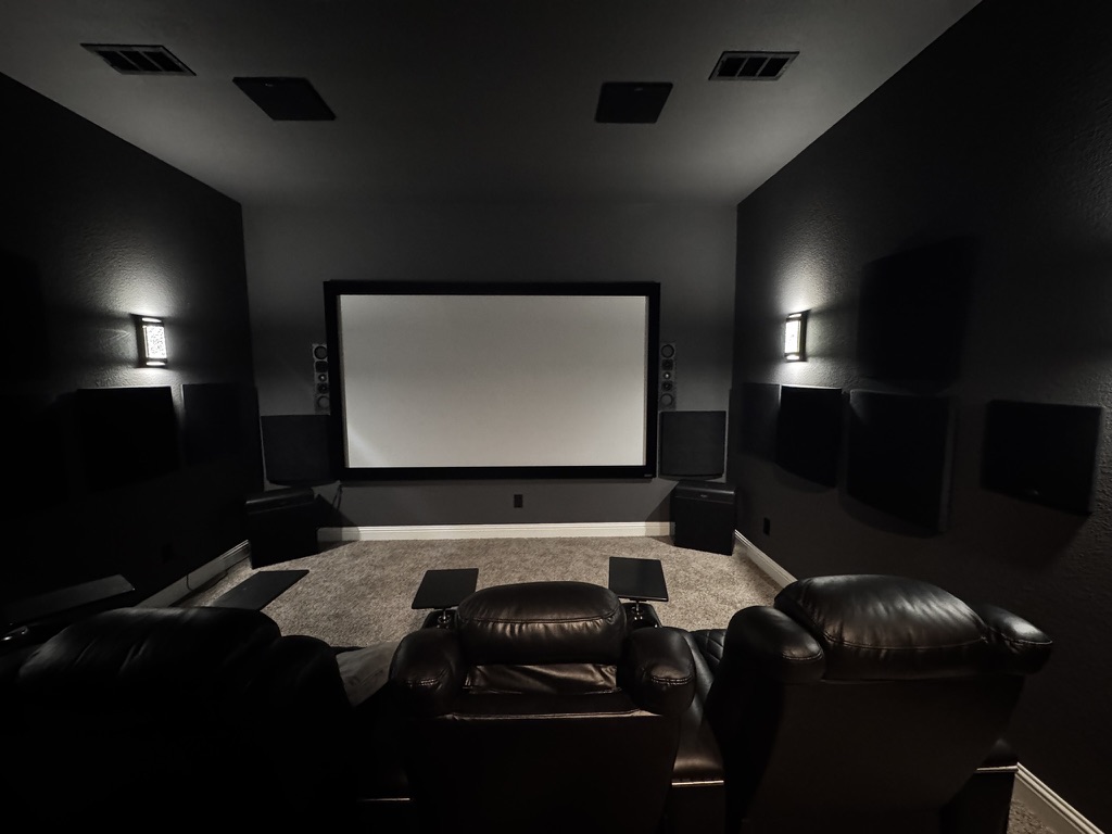 Detailed Home Theater and Home Automation finish