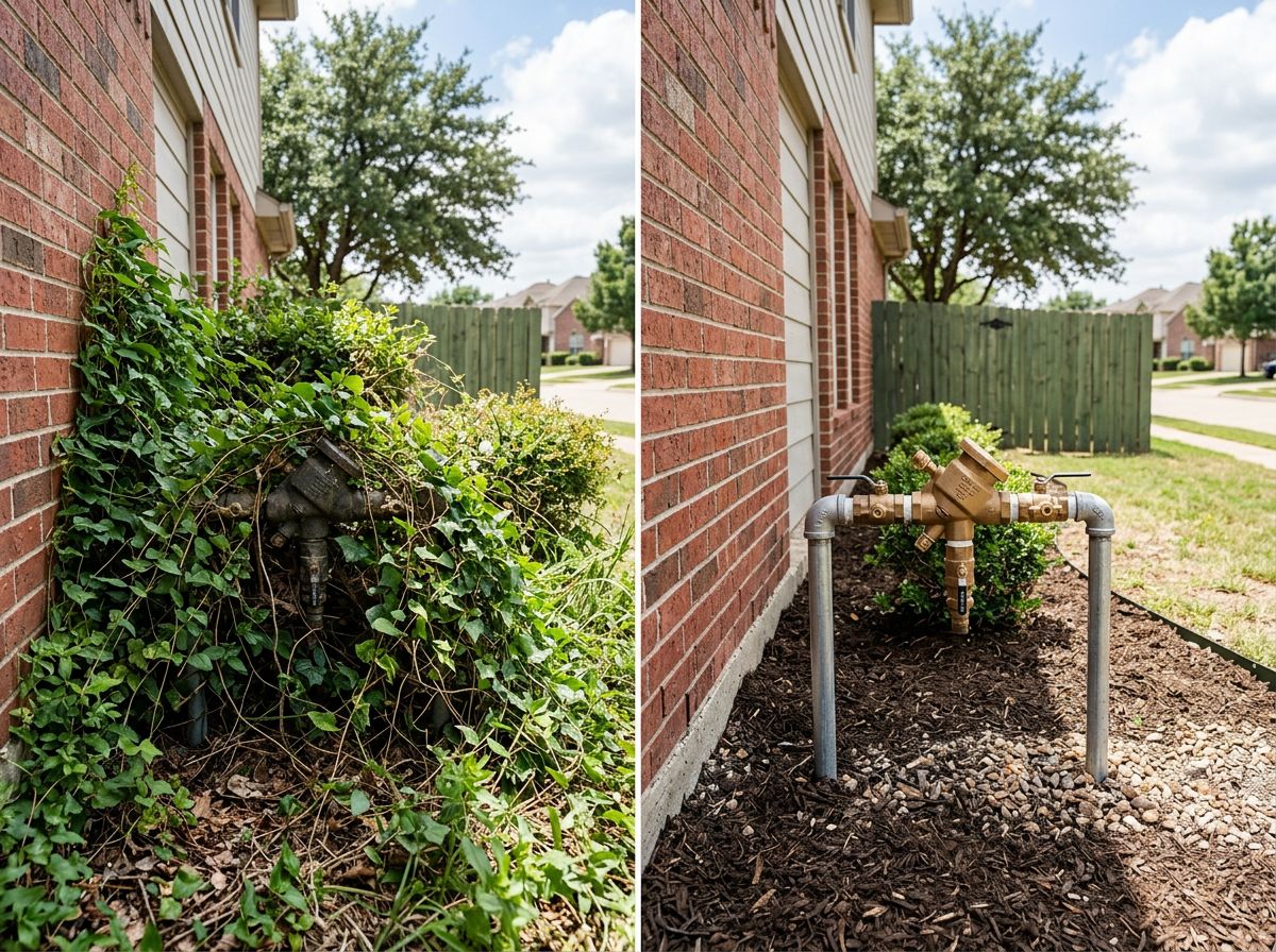 Backflow Testing job in McKinney — before and after